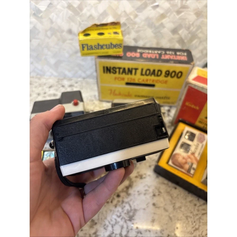 5 Camera Lot Kodak Instant Load 900 Ansco Untested Mixed Lot /PARTS ONLY Display
